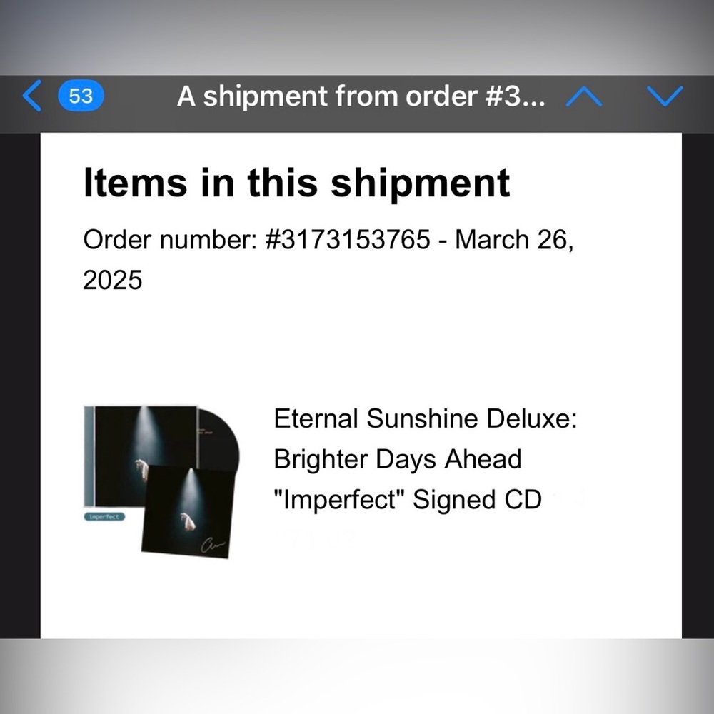 Signed Ariana Grande eternal sunshine CD Album - Picture 6 of 6